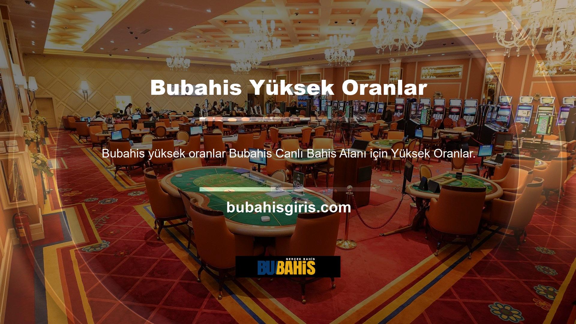 Canlı bahis bölümü, Bubahis bahis sitesinin gün boyunca üyelerine en çok sunduğu bölümdür